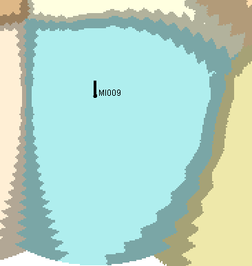 Area di copertura (1) Esempio di predizione effettuata utilizzando un sito con una sola