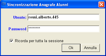 Per l utilizzo della modalità sincronizzata occorre optare Aggiornamento sincronizzato con il sistema locale.