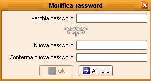 Cambio password di Sicr@web La password di sicraweb può essere cambiata dall utente in qualunque momento.