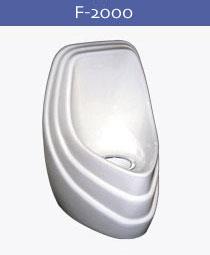URINALI A SECCO si compone di tre parti: Cartuccia riciclabile al 100% Urinale in porcellana o acciaio