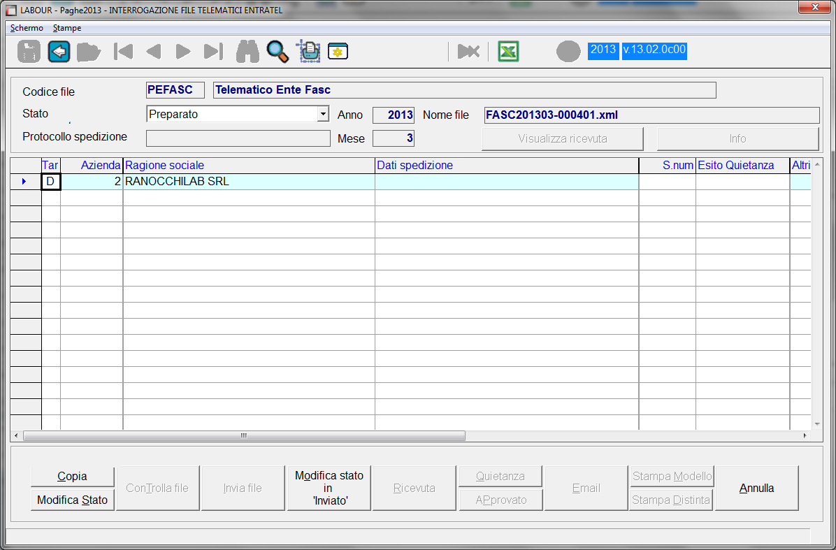 Tabelle Budget ( BUDTAB ) : Implementate le voci di calcolo disponibili all interno del folder 2 Voci dipendente portandole da 10 a 15 : Inserito inoltre il nuovo campo Considera data termine come