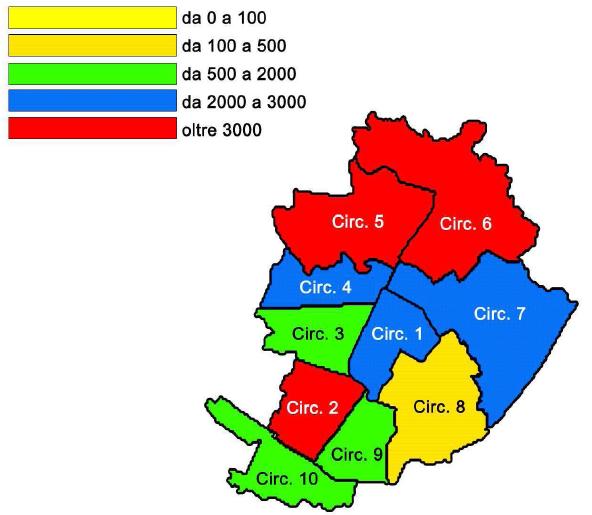 Mentre le nuove unità abitative di ERS (circa 400) sono concentrate nella circoscrizione 4 rese disponibili in seguito all insediamento dei villaggi olimpici, e nella circoscrizione 9 con 200 nuove