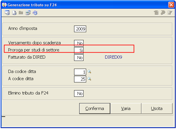 MULTI IMPLEMENTAZIONI IMPLEMENTAZIONI Versamento del Diritto camerale VERSCC Generazione del Diritto camerale in F24 Nella scelta in questione, Generazione del Diritto camerale in F24, presente nel