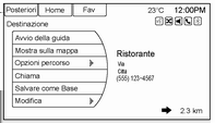 Navigazione 49 4. Selezionare qualche carattere o inserire il nome per intero utilizzando la tastiera alfanumerica. 5.