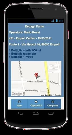 Un esempio Un esempio di Foglio di Foglio di Prelievo, di Prelievo, disponibile anche anche in mobilità.