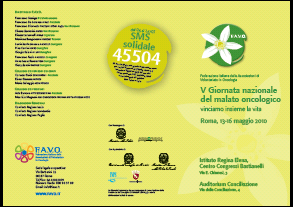 V Giornata del malato oncologico 13-16 MAGGIO ROMA Criteri di