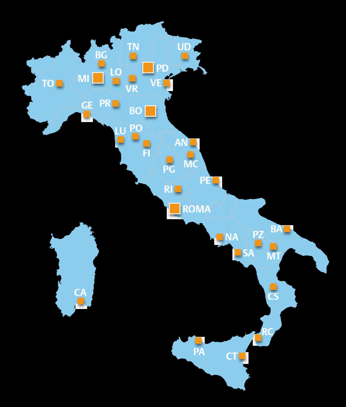 Emerson è un Vostro Partner 135 addetti al Servizio Clienti 40 Centri di Assistenza in Italia Team dedicato alle attività di