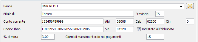 Bonifico on line Il programma permette di generare un file con tutti i dati del fornitore, del conto corrente di appoggio e importo della fattura da importare nel proprio home-banking in modo tale da