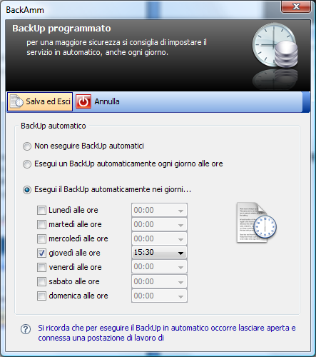 Accedere a [configurazioni] e indicare i dati comunicati da Softime al momento della sottoscrizione del contratto. Cliccare su [salva].