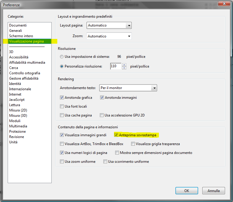 Configurare le opzioni di stampa Per alcuni modelli PDF come per esempio i bollettini postali, M.C. o freccia ( modelli per i quali è importante la posizione del testo sul foglio ), bisogna impostare alcune opzioni in fase di stampa ( come in figura ), ed esattamente.