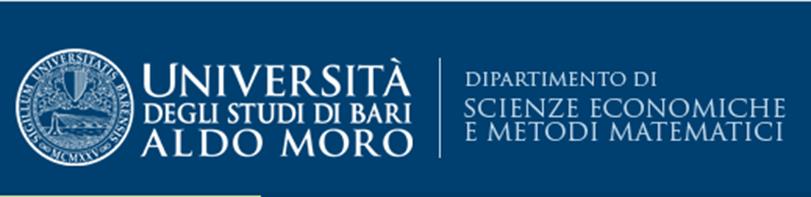 LAUREA TRIENNALE IN SCIENZE STATISTICHE Coordinatore: prof.ssa Nunziata Ribecco e-mail: nunziata.ribecco@uniba.