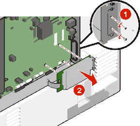 Prima di toccare un componente o connettore elettronico della scheda di sistema, toccare un oggetto metallico. 1 Accedere alla scheda di sistema.