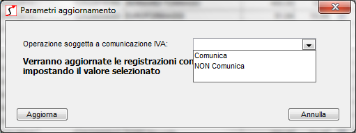 Infine potrebbe essere visualizzata una finestra, come l immagine seguente che indica il numero di soggetti che sono stati esclusi dall invio. Quindi si arriverà alla schermata seguente.