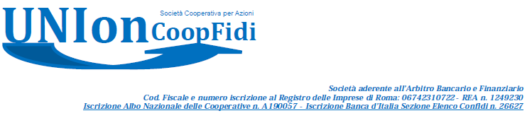 Ad integrazione di quanto illustrato, si riportano tre elenchi riguardanti i principali beneficiari relativi agli atti fideiussori emessi dalla società Unioncoopfidi scpa.