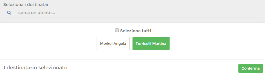 2.2.2 Destinatario all estero Nel caso la spedizione sia diretta all estero, è possibile selezionare uno e soltanto uno tra i destinatari presenti in lista.