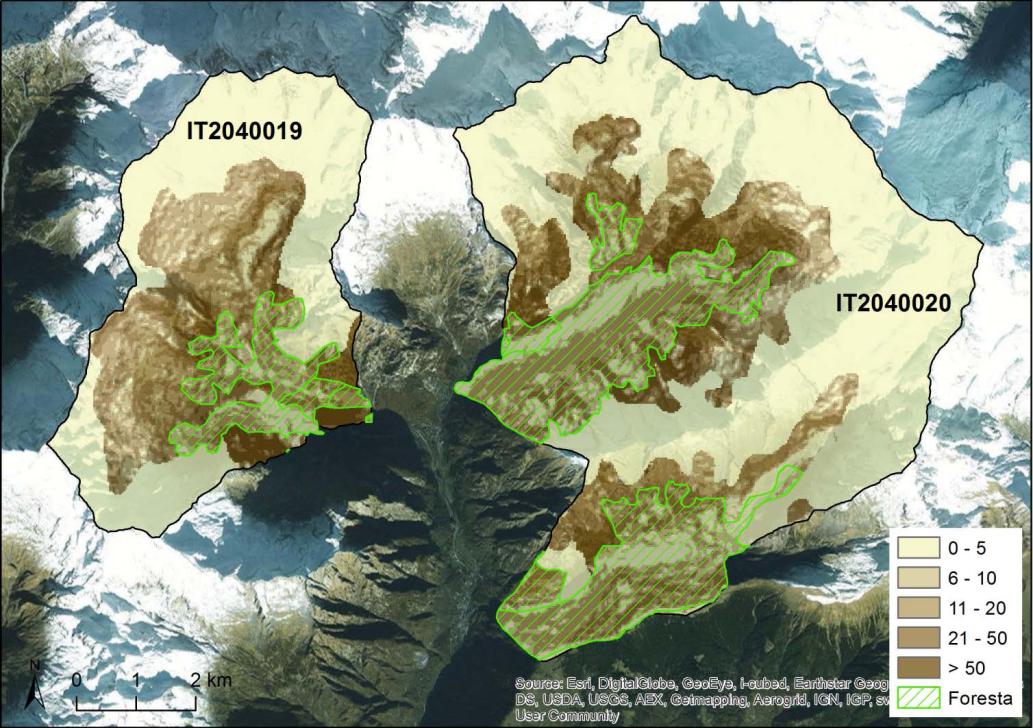 Valutazione qualitativa e quantitativa dei servizi ecosistemici nei siti pilota Bagni di Masino -