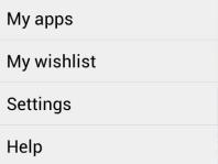 Selezionare "My Apps", è possibile visualizzare le "applicazioni installate" e "Tutte le applicazioni", è