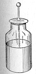 1745 La bottiglia di Leida Un altro strumento importante, fino alla pila di Volta, fu la bottiglia di Leida.