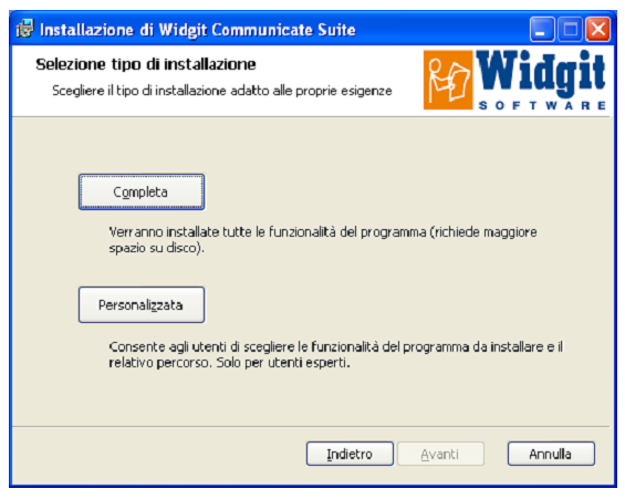 Come installare la versione dimostrativa di Symwriter 1. Collegatevi al computer con un utente con i privilegi di Amministratore; avviate il programma di installazione della versione dimostrativa.