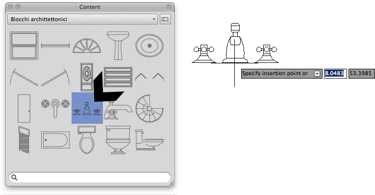 Il DesignCenter, il Content Explorer e le tavolozze degli strumenti Figura 1.