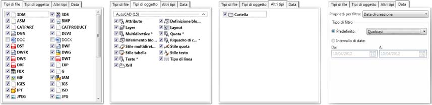 contenuti oppure, meglio ancora, lasciare che AutoCAD esamini i risultati al posto vostro!