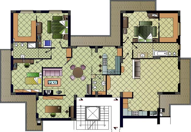 3 Tipi di contenuto di un disegno Come potete vedere, avete la possibilità di inserire, se il disegno è stato impostato in maniera accurata, parecchi particolari: blocchi, layer, layout semplicemente