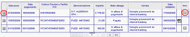 Una volta aperto l elenco, attraverso il tasto essere stampato. si accede al dettaglio completo che può anche 6.