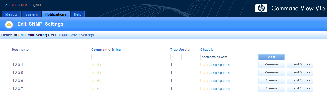 Capitolo 29: Configurazione dei sistemi VLS (Virtual Library Systems) Requisiti di configurazione Eseguire la seguente procedura per configurare i sistemi VLS in modo che vengano monitorati da