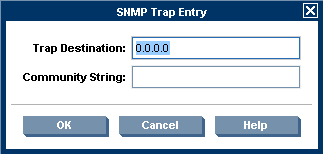 Capitolo 30: Configurazione delle librerie su nastro StoreEver 3. Nel riquadro a sinistra selezionare SNMP Alerts (Avvisi SNMP). Nel riquadro a destra compariranno gli attuali trap SNMP. 4.