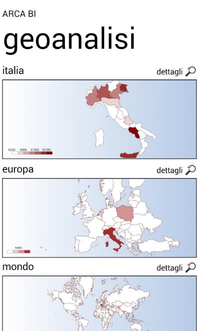 8 Arca BI È da oggi disponibile Arca BI, l applicazione che ti consente di accedere alle analisi dati, create