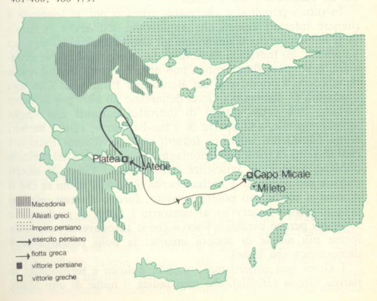 I Persiani superano le Termopili e, una volta arrivati ad Atene, trovandola vuota, la distruggono. A questo punto decidono di dirigersi verso il Peloponneso e verso Salamina.