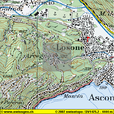 Riquadro dell estratto 1:25'000 700'796 / 113'251 Ubicazione: In zona residenziale tranquillissima, con possibilità di passeggiate. La costruzione ha finiture lussuriose, ultime tecnologie.