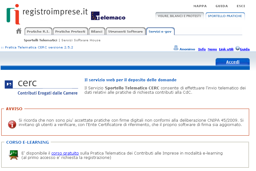 Compilazione e Spedizione Richiesta Contributi Le attività descritte nella presente Istruzione devono essere svolte dopo la fase di Predisposizione della Documentazione (vedi Procedura di spedizione