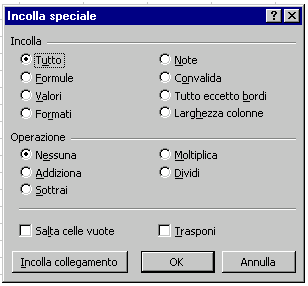 tabella e quindi Foglio di lavoro: ci verrà richiesto se inserire la nuova tabella prima o dopo quella attiva. Sarà comunque possibile spostare la tabella trascinando la linguetta con il mouse.