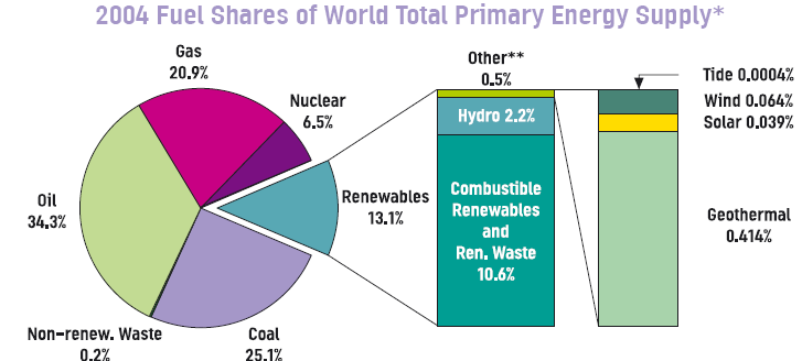 Produzione energetica mondiale IEA