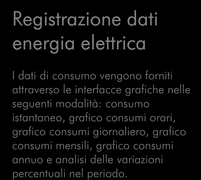 istantaneo, grafico consumi orari, grafico consumi giornaliero, grafico