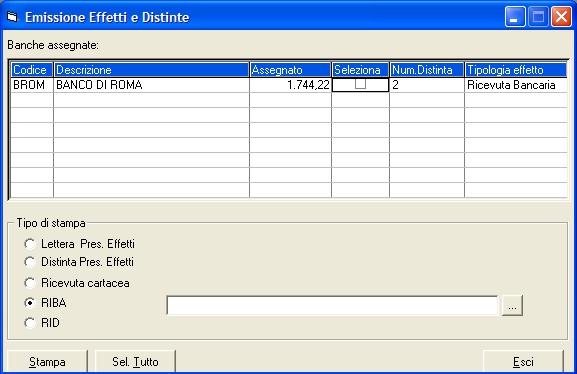 CONTABILITA': Gestione Effetti - 11 2.