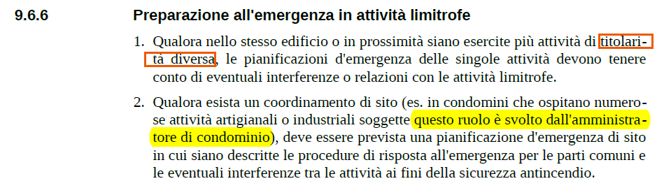 prevenzione incendi presentata ufficialmente in data aprile 2014 Testo