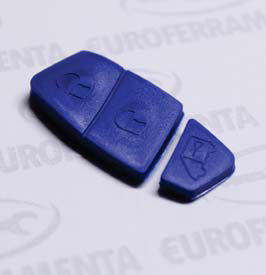 FIAT Bottoni di ricambio per chiave KS07 Colore: Blu FIAT-KS07B Cover chiave FIAT 3 bottoni FIAT - KS11A
