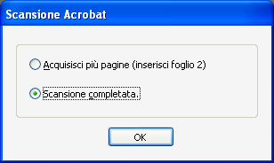 Appare la finestra di dialogo [TWAIN Driver]. 9. Configurare le impostazioni come la risoluzione di scansione e la misura documento, e poi fare click sul tasto [Scan].