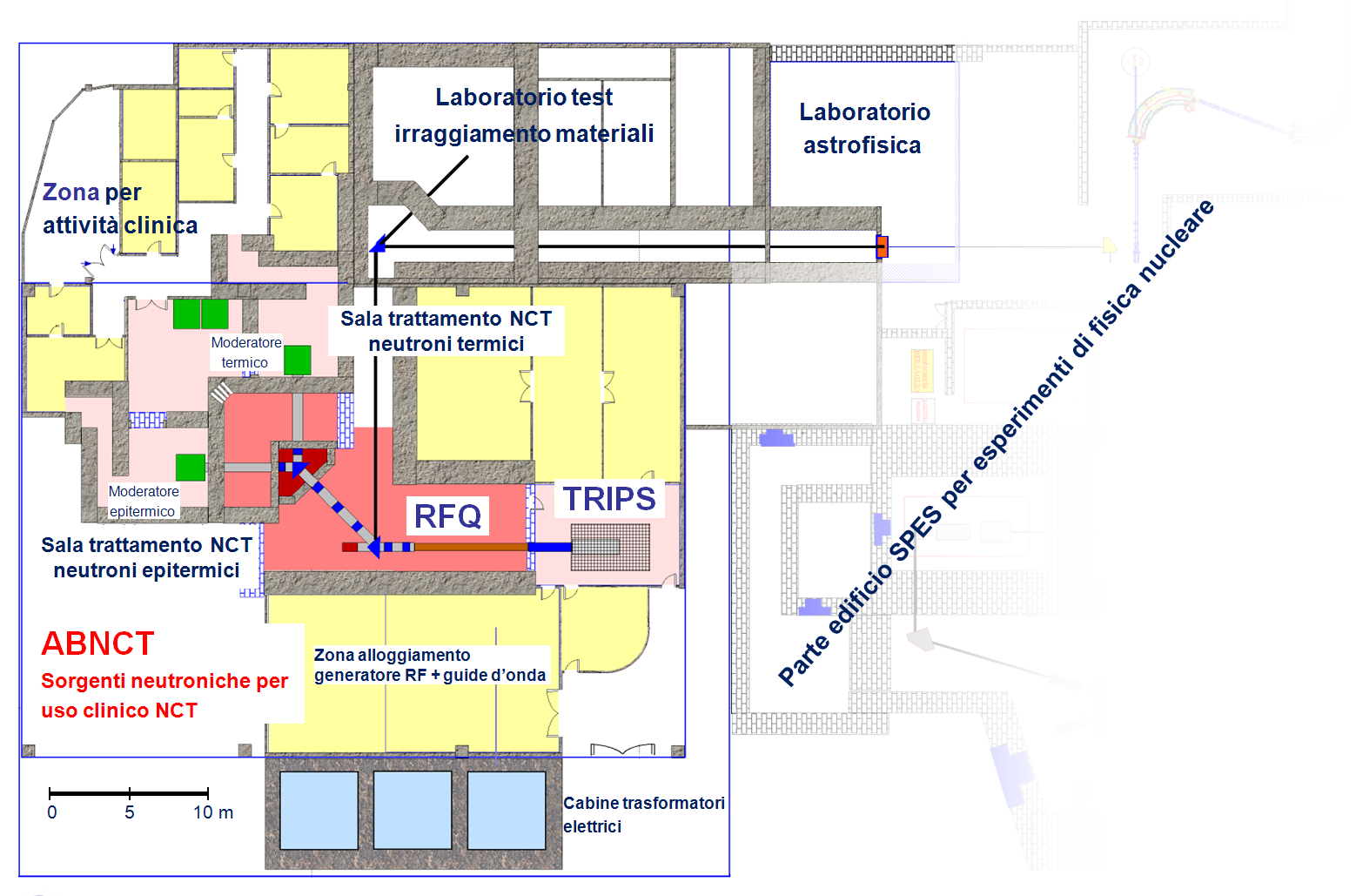 9 Figura 7 Attuale configurazione della planimetria dell edificio come risulta dal progetto preliminare di SPES.