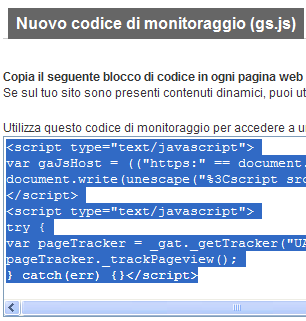 Google Analytics 3 Google Analytics 4 Inserite tutti i dati richiesti e proseguite con l accettazione del contratto copiare il codice proposto nell header di ogni pagina Dopo 24 ore saranno