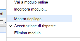 Google Docs 4 Tipo di domanda Google Docs 5 I risultati si potranno vedere ed esportare come foglio di calcolo Testo Testo del