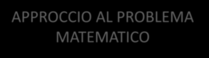 APPROCCIO AL PROBLEMA MATEMATICO SCUOLA INFANZIA «Fratelli Grimm» MONTE SAN