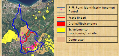 Il caso del bacino idrografico del Sant Anna è indubbiamente più delicato; essendo stato colpito da violenta alluvione nel 2006, è stato ritenuto opportuno evidenziare, in questo caso, anche le zone