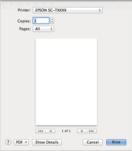 Metodi per la stampa di base (Mac OS X) A Accendere la stampante e caricare la carta.
