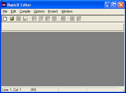 9 Programmazione del microcontrollore BasicX BX24: l ambiente di sviluppo BasicX Express (ver. 2.