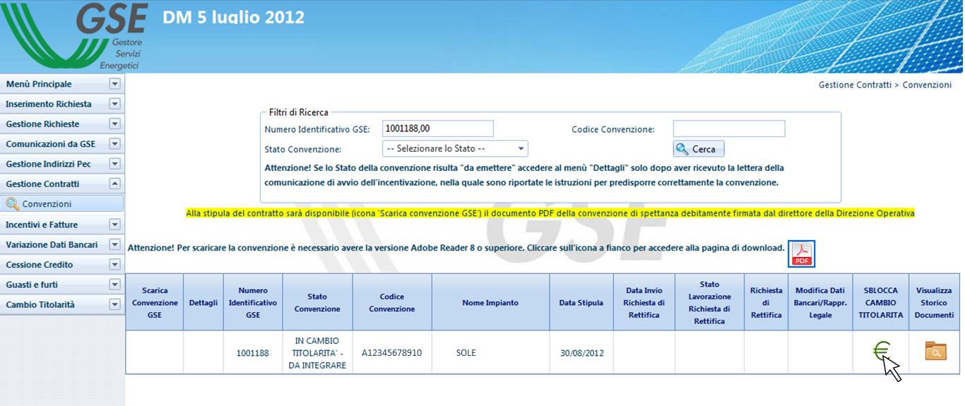 c. Inserire nell apposito campo il Numero Identificativo