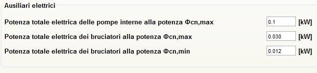 AUSILIARI ELETTRICI 30 VALORE RICAVATO DALLA