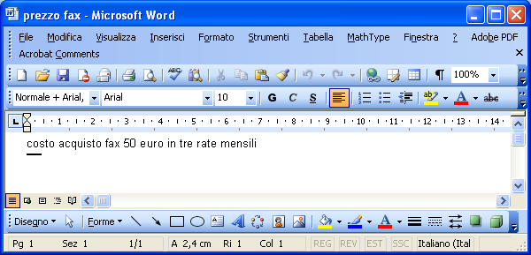 Modulo 1 - Nuova ECDL G. Pettarin - Computer Essential Appare un nuovo foglio.